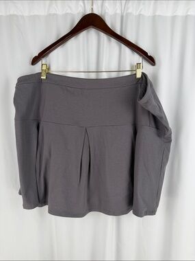 Grayson Threads Black Label Gray Knit Skort